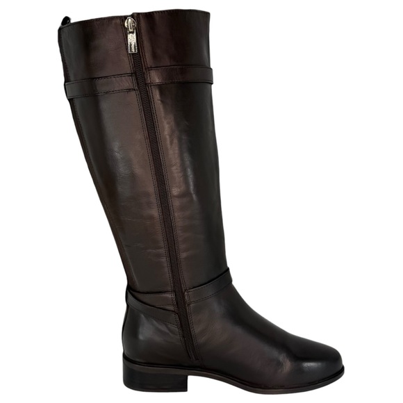 Rockport Harper Brown Leather Knee High Wide Calf Womens Boots Size 6.5M - Picture 5 of 16